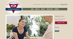 Desktop Screenshot of grandriverhealthcare.com